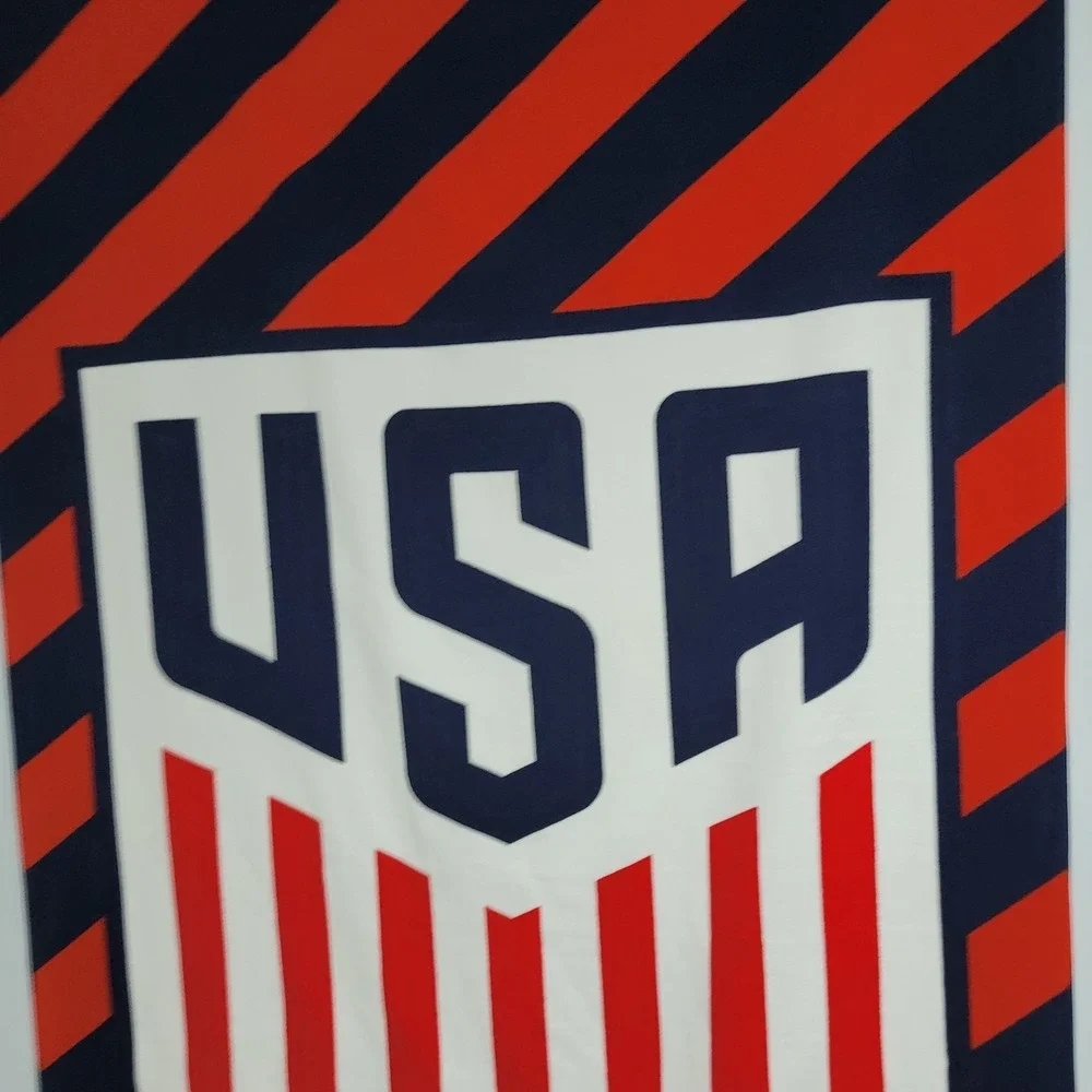 Official USMNT USA  Mens Soccer Beach Towel Microfiber 35x72.5